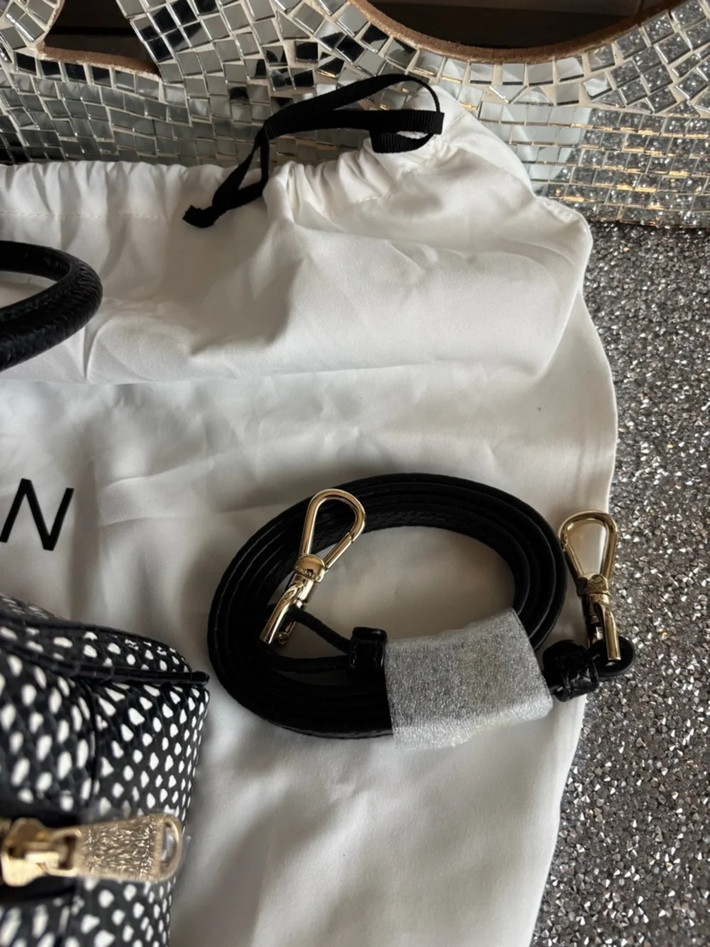 Brahmin structured satchel